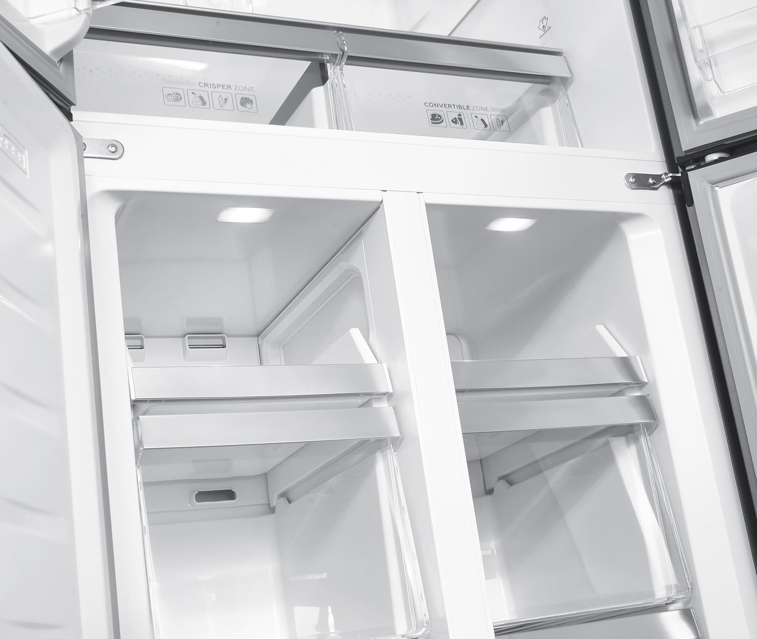 GEDTECH - Multi-portes, 470L, inox, eau, No Frost - GMP470IXT