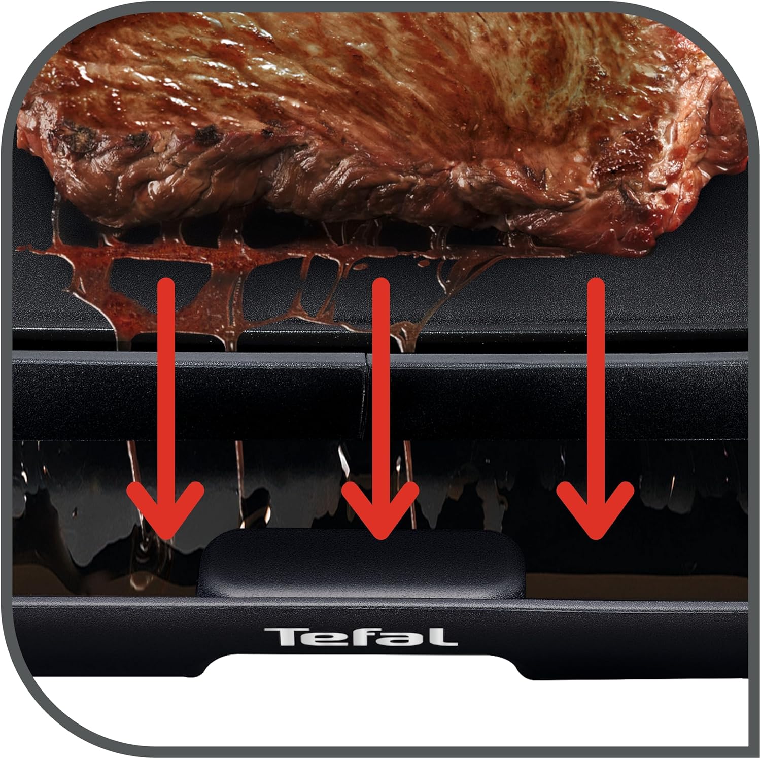 Tefal - Plancha Malaga XL - grande surface, thermostat, antiadhésif, CB501812