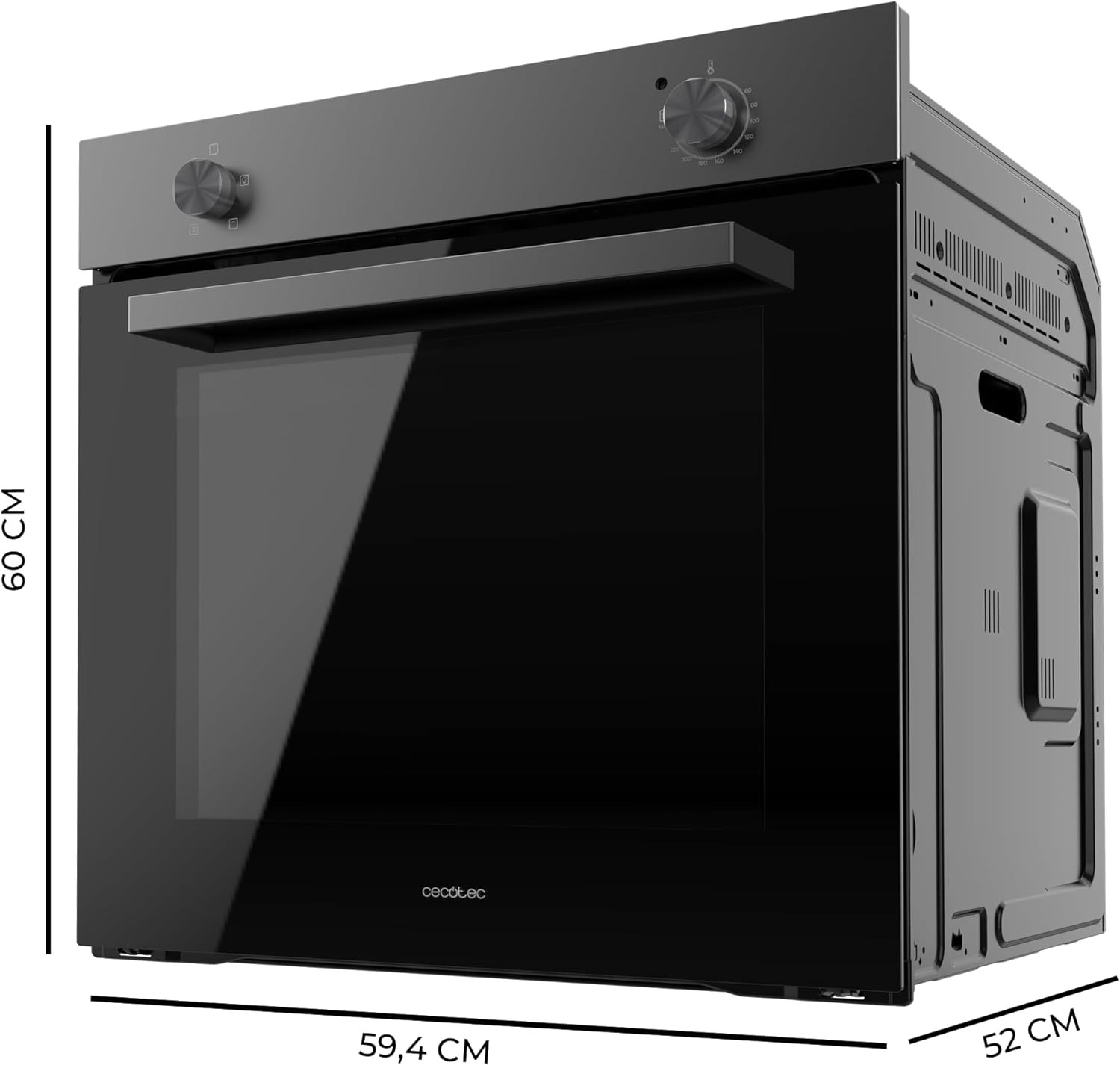 Cecotec - Bolero Hexa (série C) - 77L, 2800W, convection, 5 positions, C126000