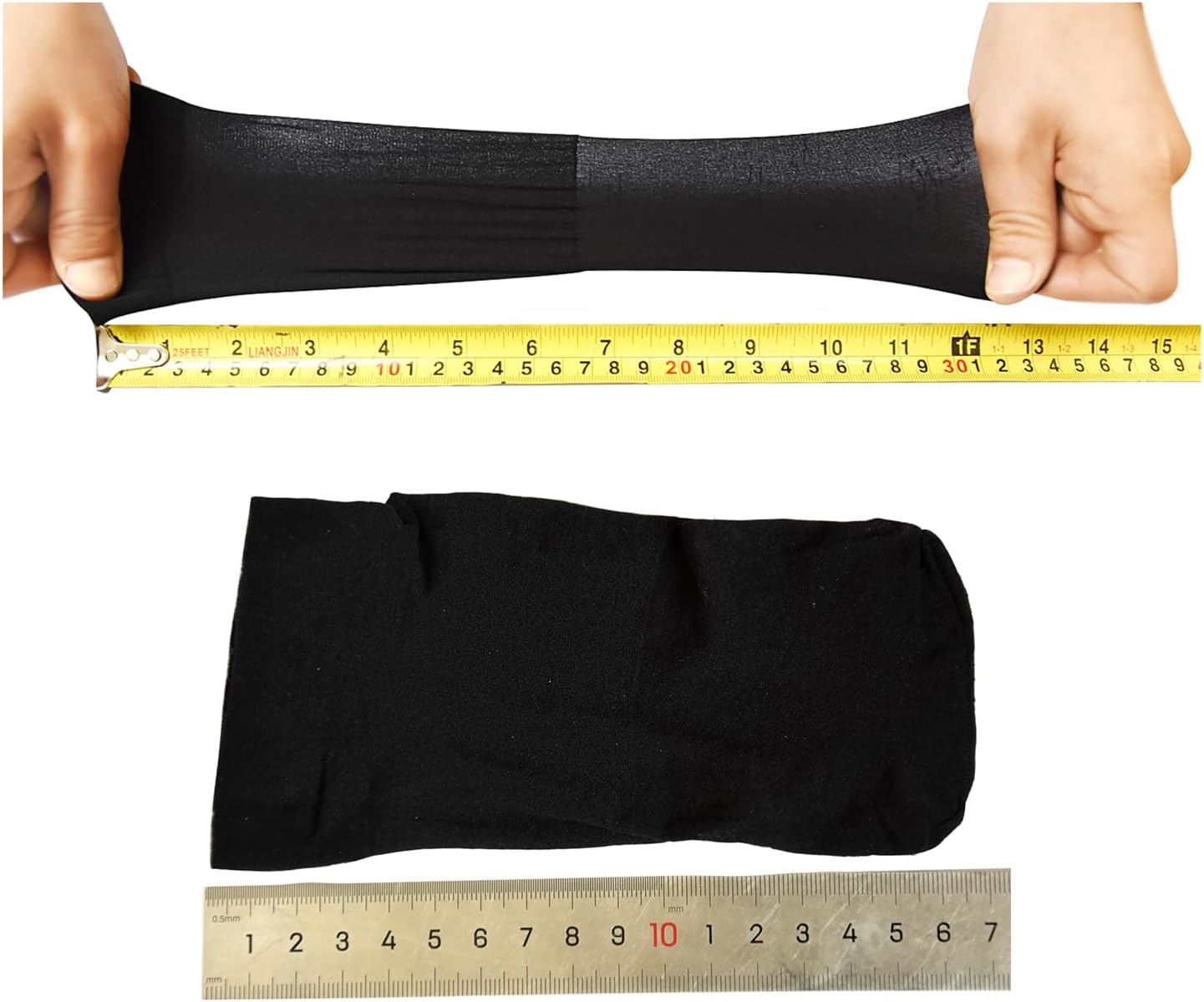 Bonnets de perruque nylon unisexes - lot de 6 - respirants, noirs