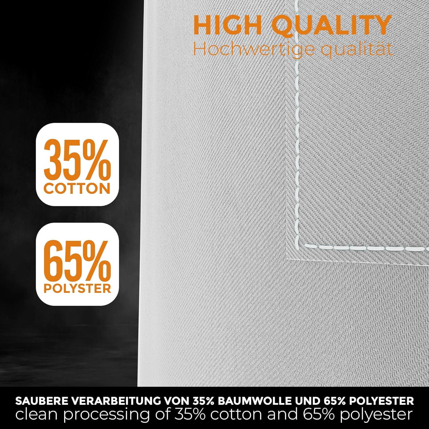 LEFUNDA - Tablier cuisine 3 poches - réglable, imperméable, longues lanières