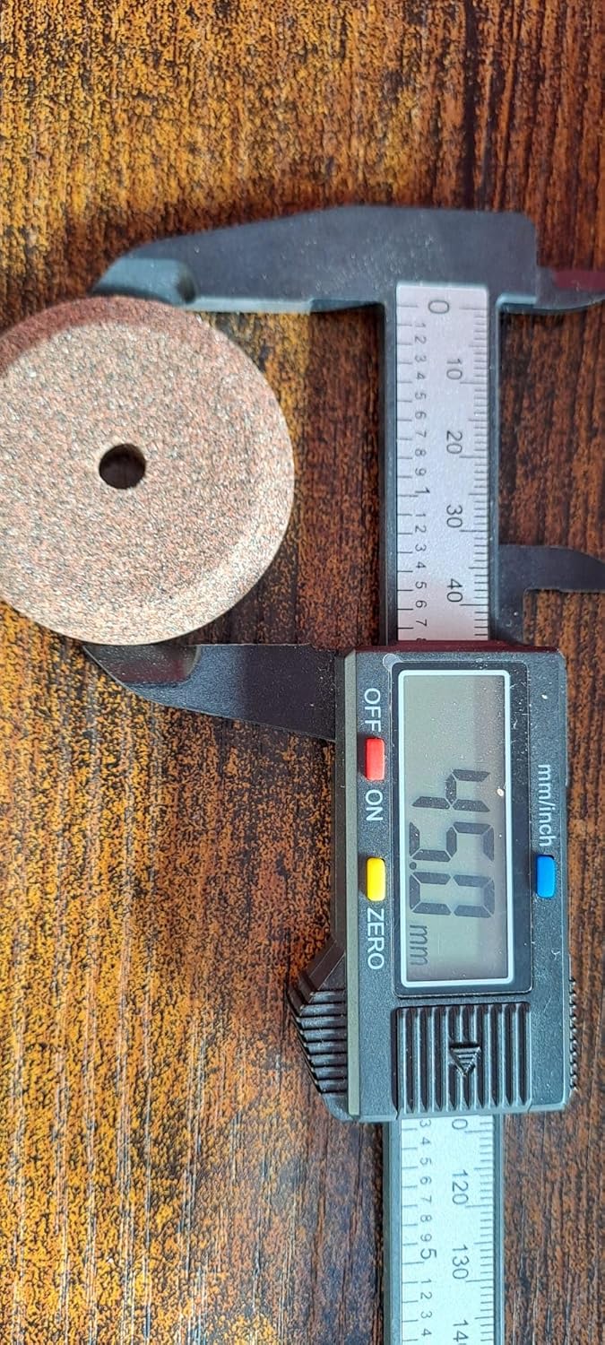 Aiguiseur lame trancheuse - grain fin et grossier - ø45x8mm - trou 6mm