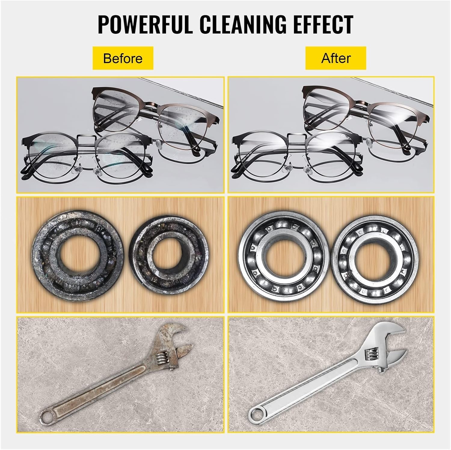 Nettoyeur ultrasons - lave-vaisselle portable 1.3L - nettoyage efficace