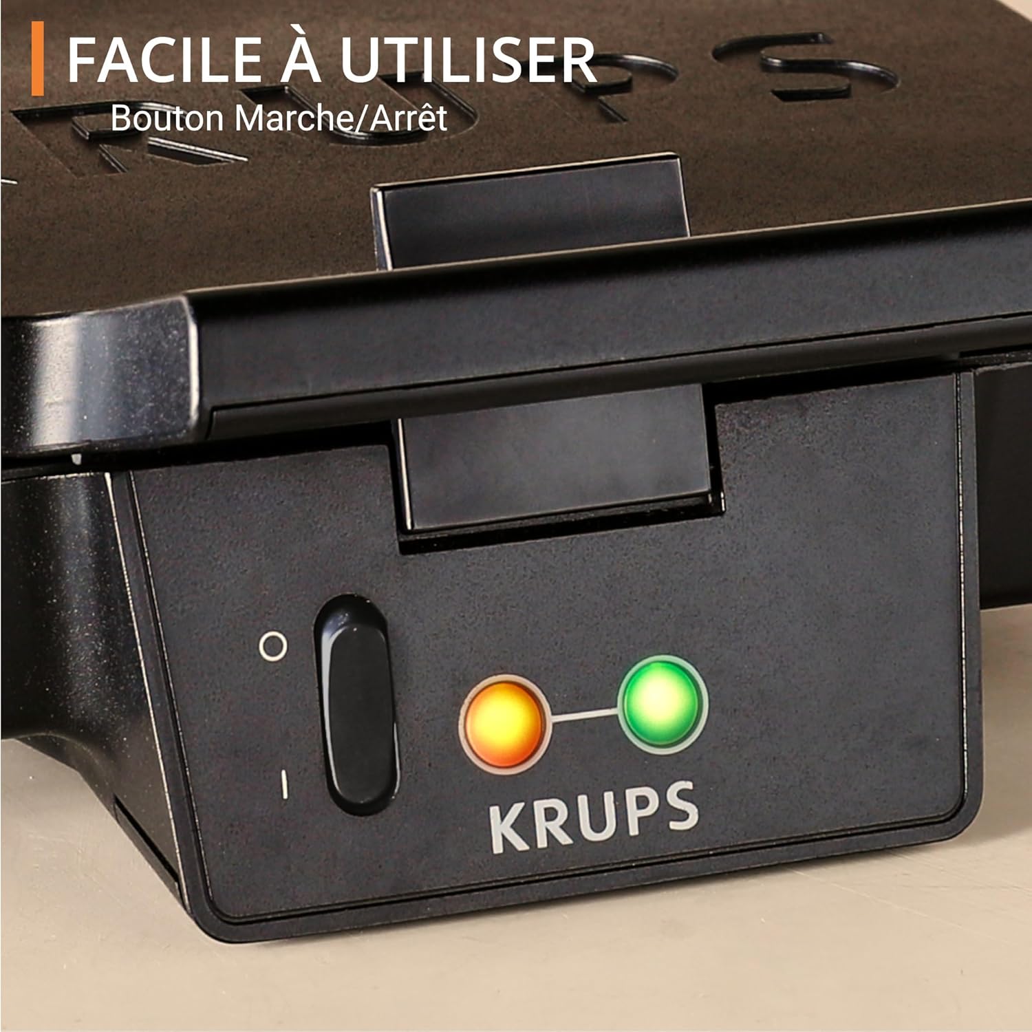 Krups - FDK série Iconic - compact - plaques céramique, rangement facile, FDK461