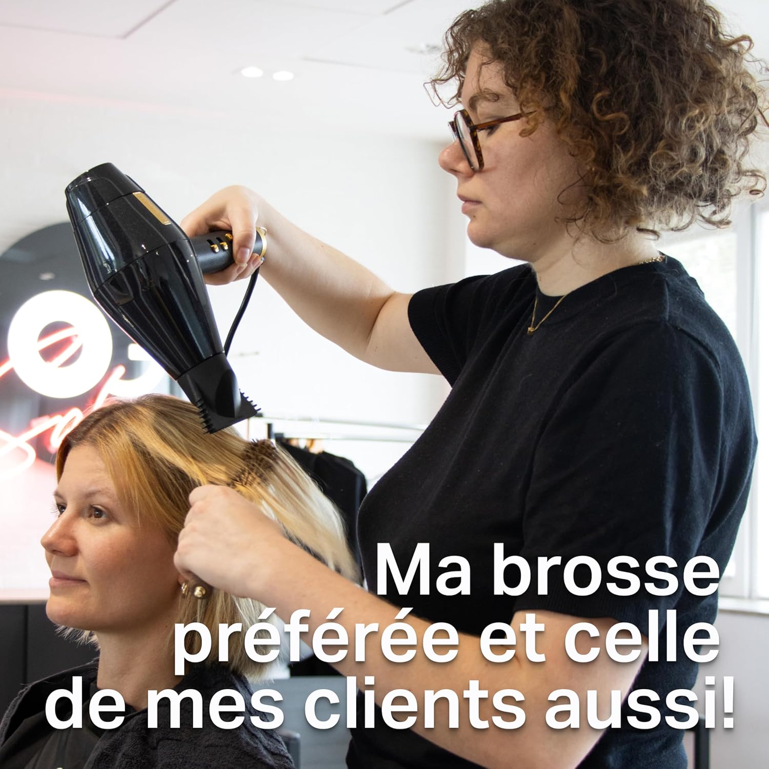 Olivia Garden - Expert Blowout Shine - ronde céramique antistatique pour brushing sans frisottis