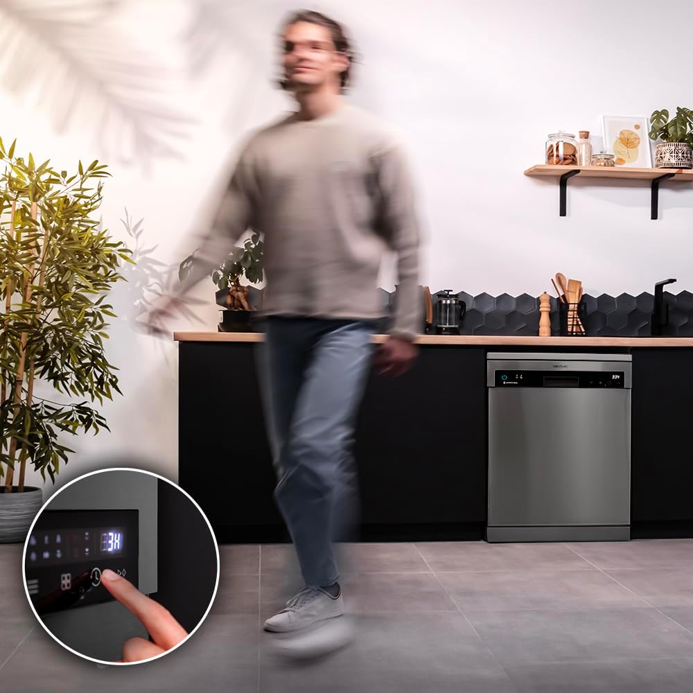 Cecotec - Bolero Aguazero 6500 - 60 cm - 15 couverts, 3 paniers, 6 programmes