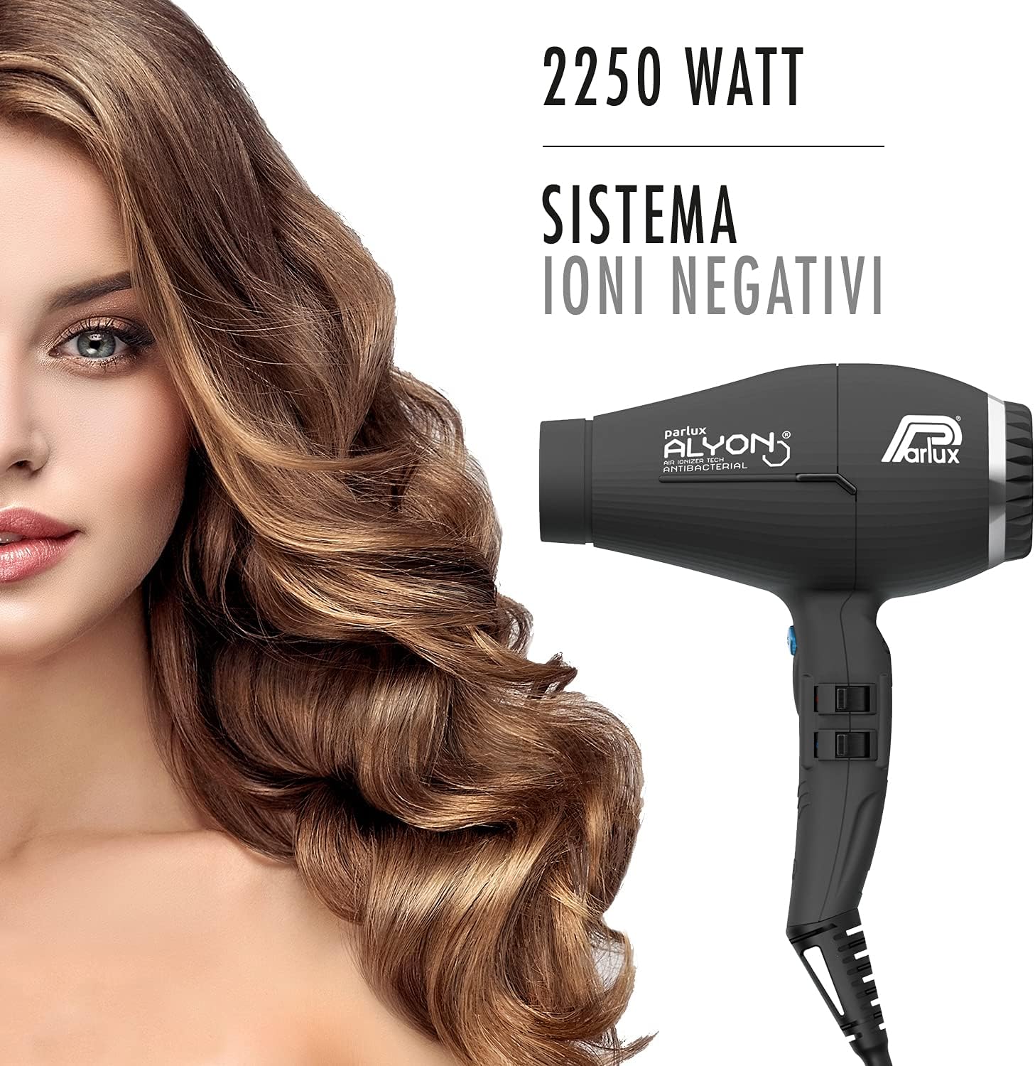 Parlux - Alyon série - dimensions compactes - moteur puissant, technologie ionique