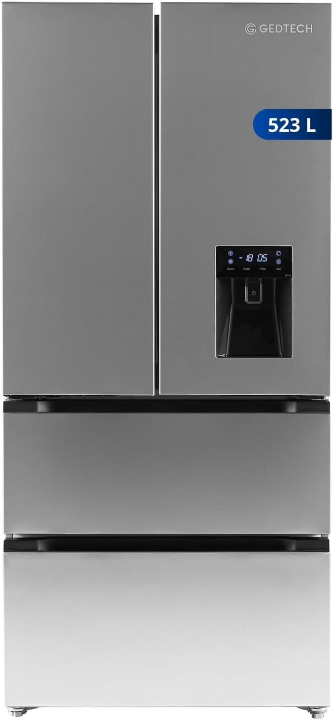GEDTECH - réfrigérateur multi-portes inox 523L, eau, GMPFD523IX