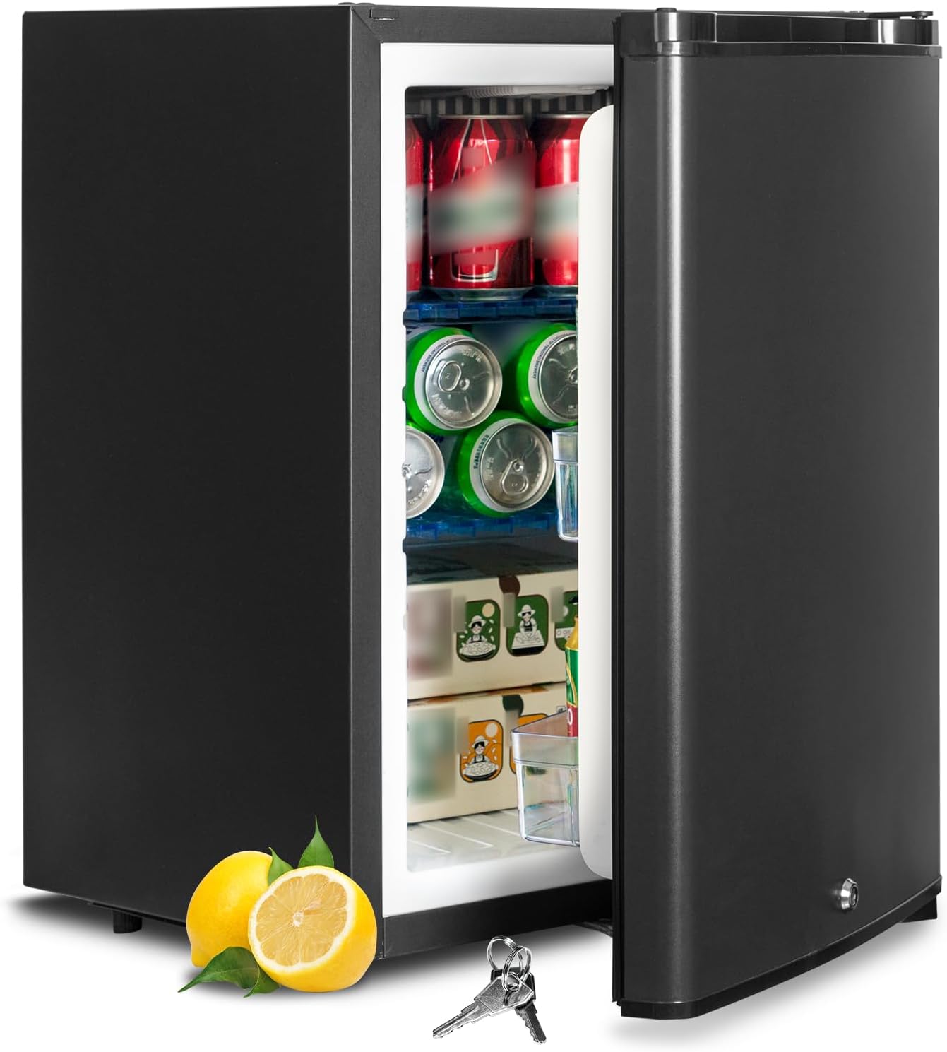 Smad - Frigo camping-car 40L - 12V/220V, serrure, noir