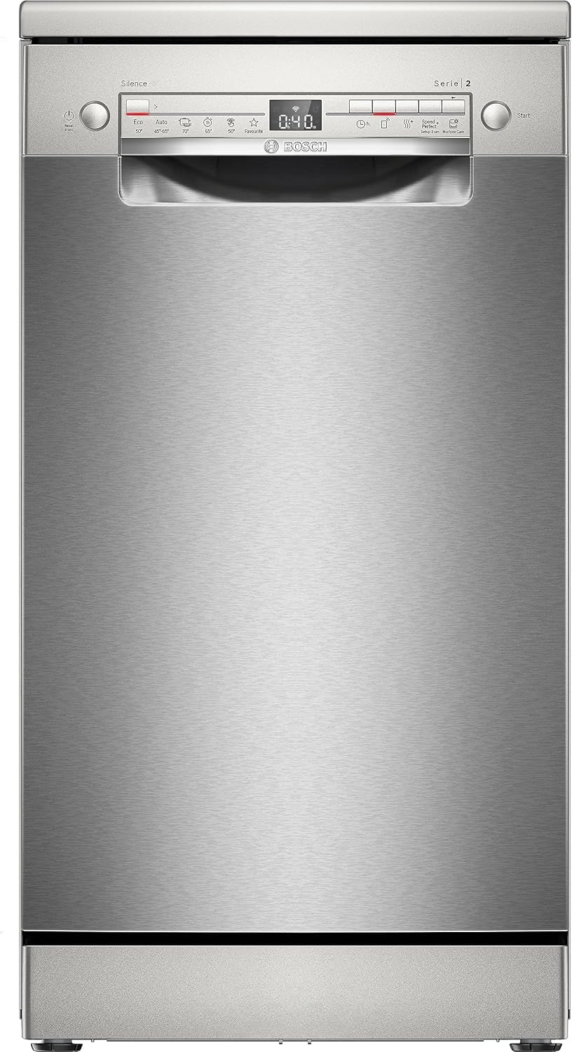 Bosch - lave-vaisselle Série 2 - 45 cm - 10 couverts, Home Connect, inox, SPS2HKI58E