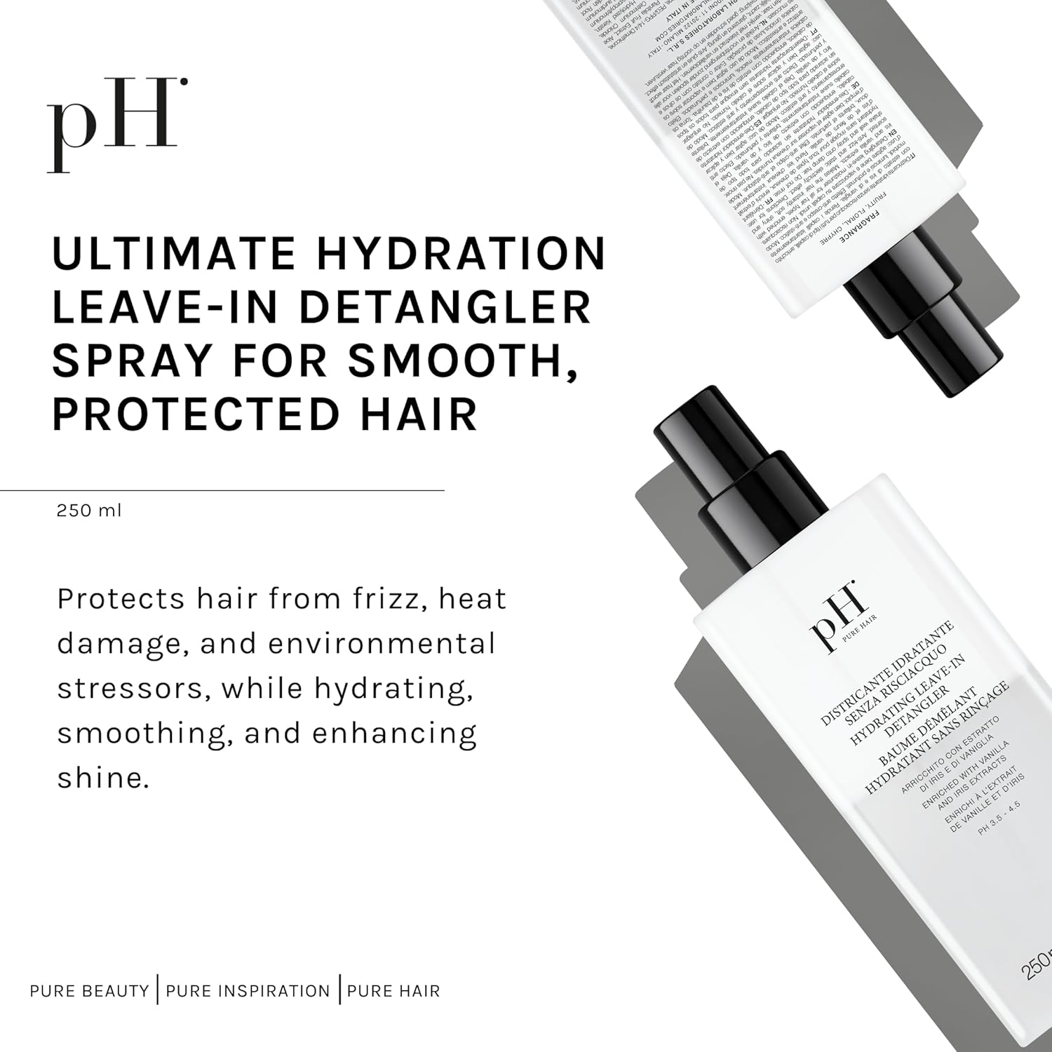 Ph Laboratories - Hydrating Leave In Detangler - 250ml - spray hydratant