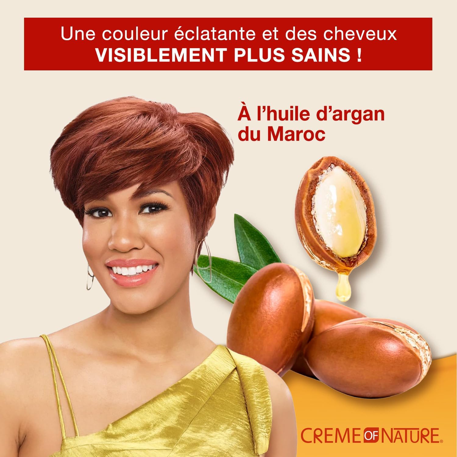 Creme of Nature - Argan Oil coloration - couvre 100% cheveux blancs - longue tenue