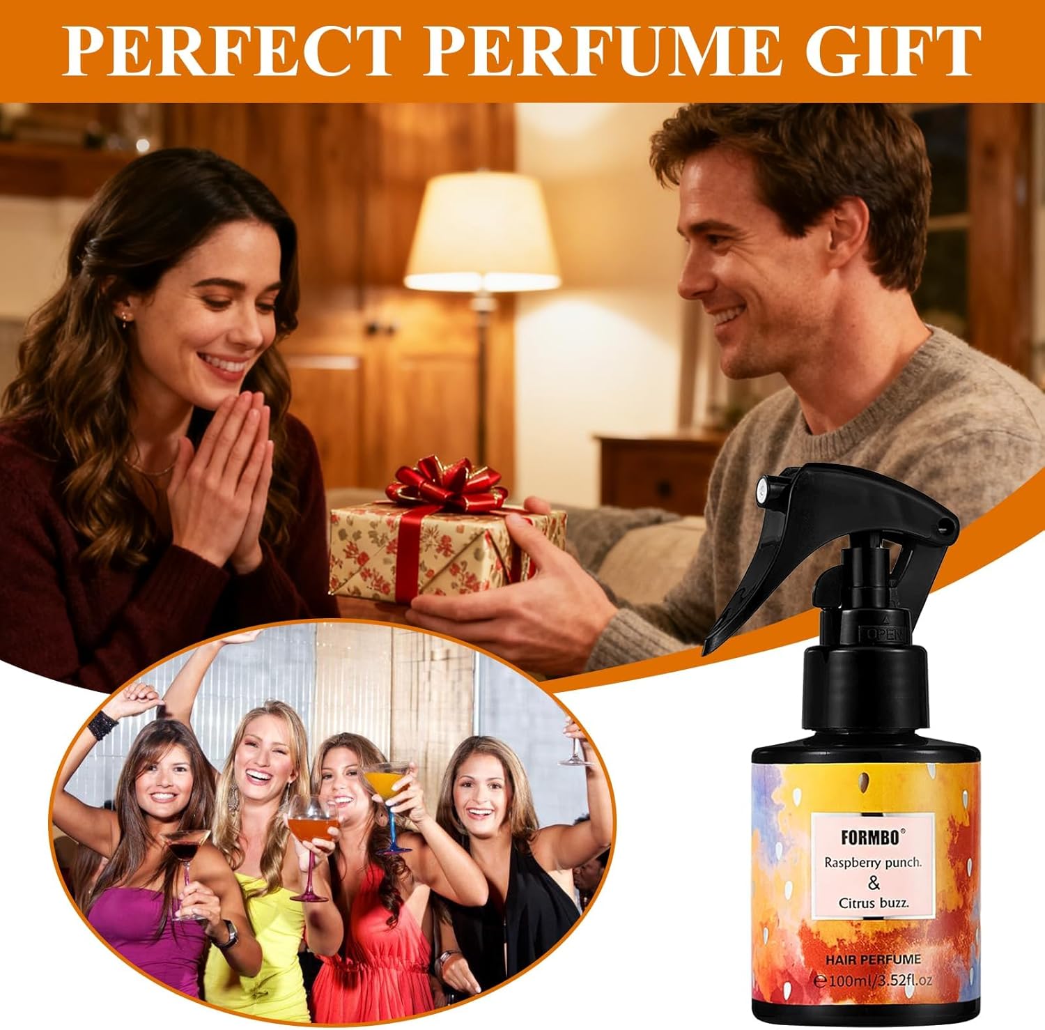 Parfum pour femme - brume cheveux & corps - 100ml - floral frais