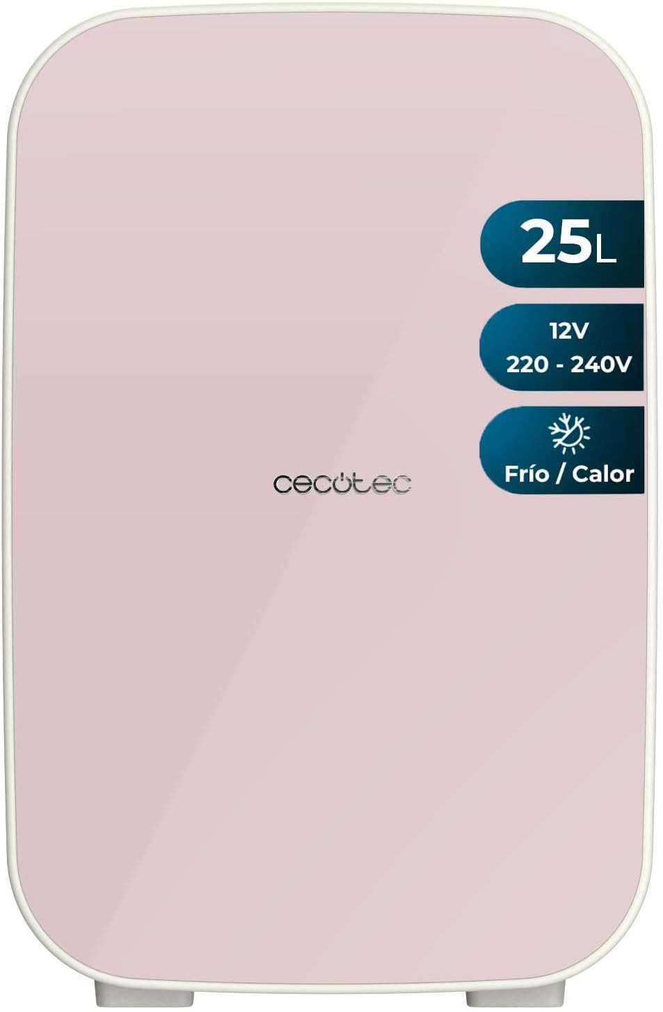 Cecotec - Mini frigo Bolero 25L - 20L, 12-220V, chaud/froid, 7-65°C