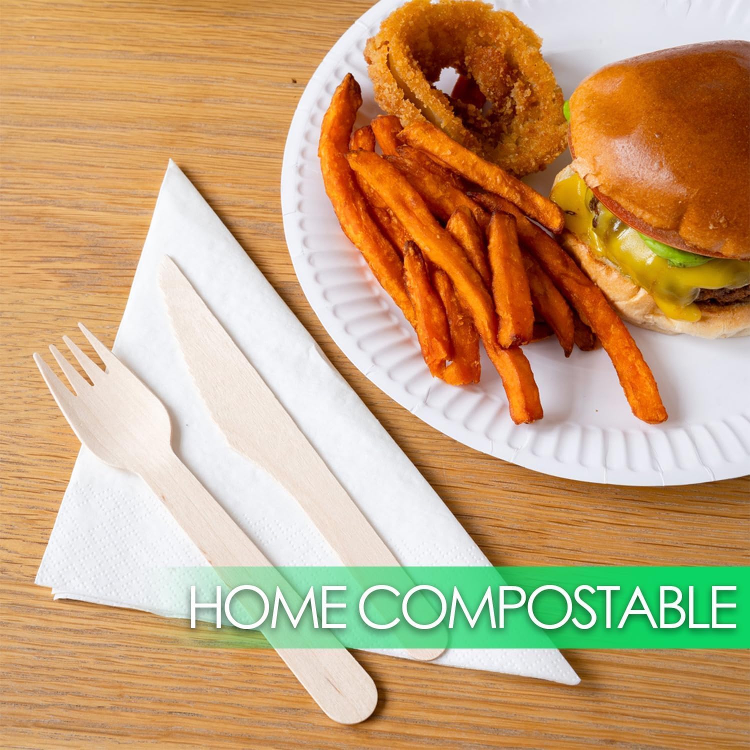 Talking Tables - assiettes carton blanches - 22 cm - lot 150, jetables