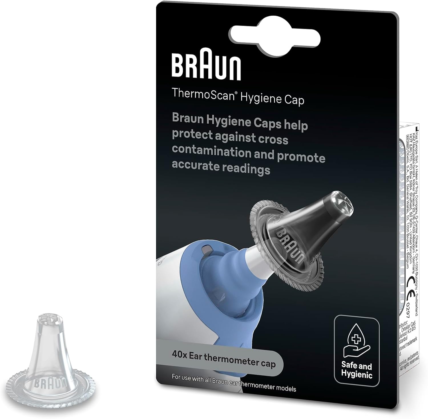 Braun - ThermoScan - 40 pièces - embouts hygiéniques auriculaires LF40