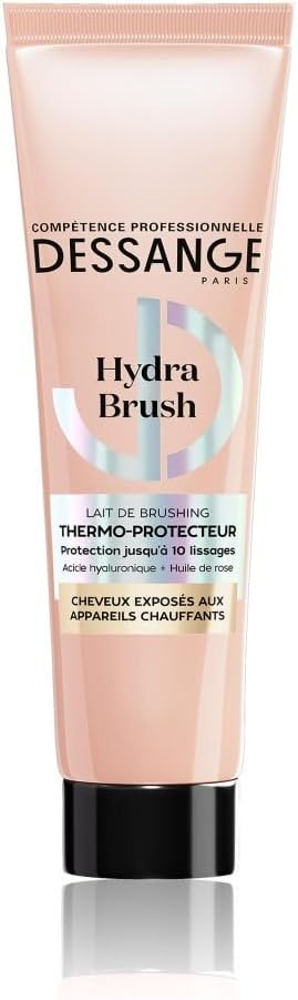DESSANGE - Lait thermo-protecteur Hydra Brush - 140ml - hydratation, protection chaleur, acide hyaluronique, huile de ro