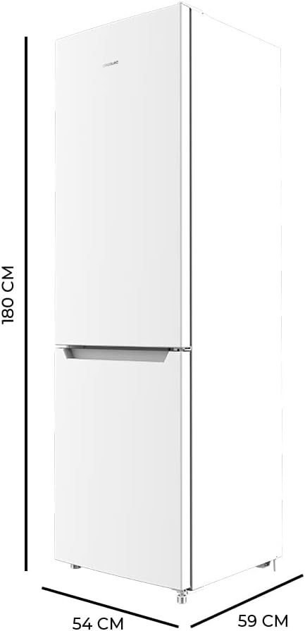 Cecotec - Bolero CoolMarket Combi 250 - 180x55 cm - 250 L, No Frost, Multi Air Flow, basse consommation