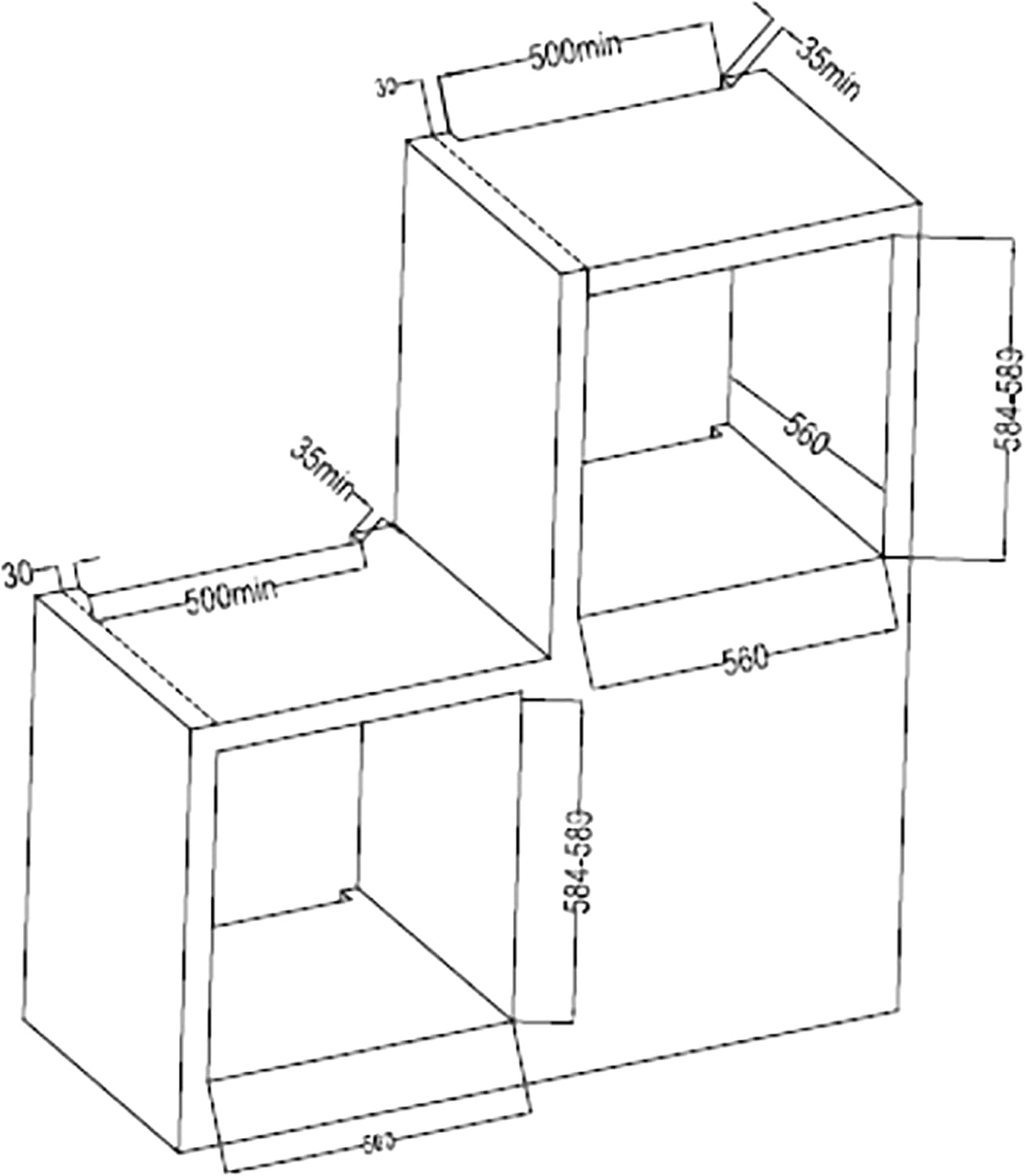 Cecotec - Four multifonction 80L, 2800W, 5 fonctions, Steam C126400