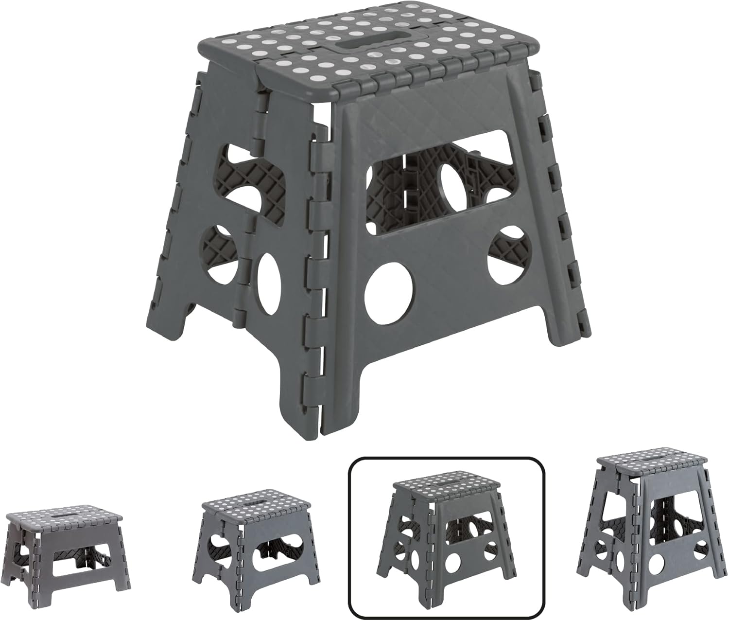 Arregui - tabouret pliant multiusage - 32 cm - marchepied compact TB-032-G