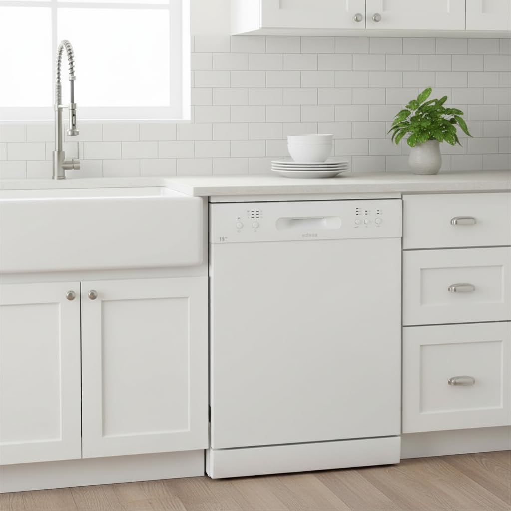 Edesa - lave-vaisselle série EDW - 60 cm - 6 programmes, blanc, classe E, EDW-6130 WH