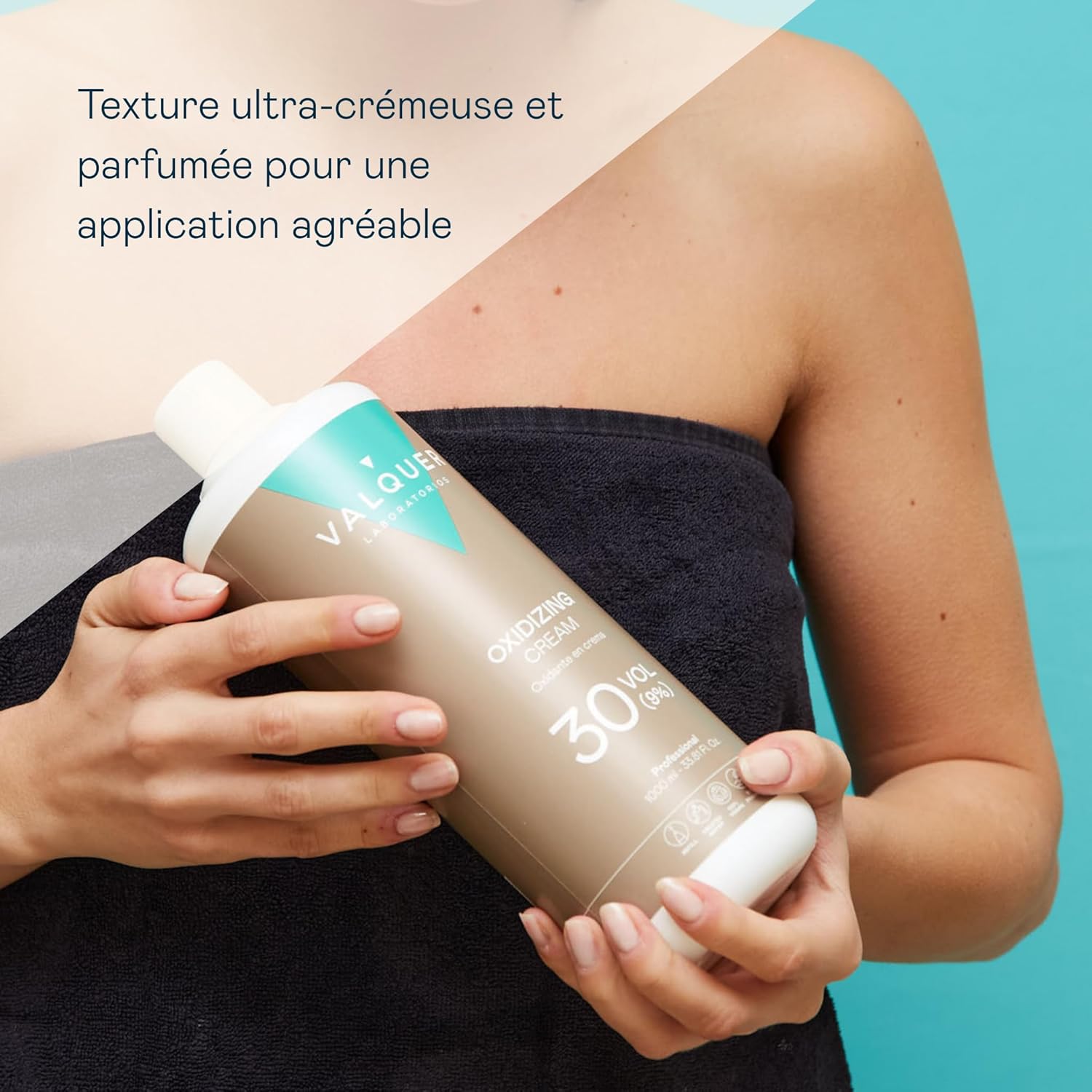 Valquer - Crème oxydante capillaire 1L - vegan, 30 volumes, 9%