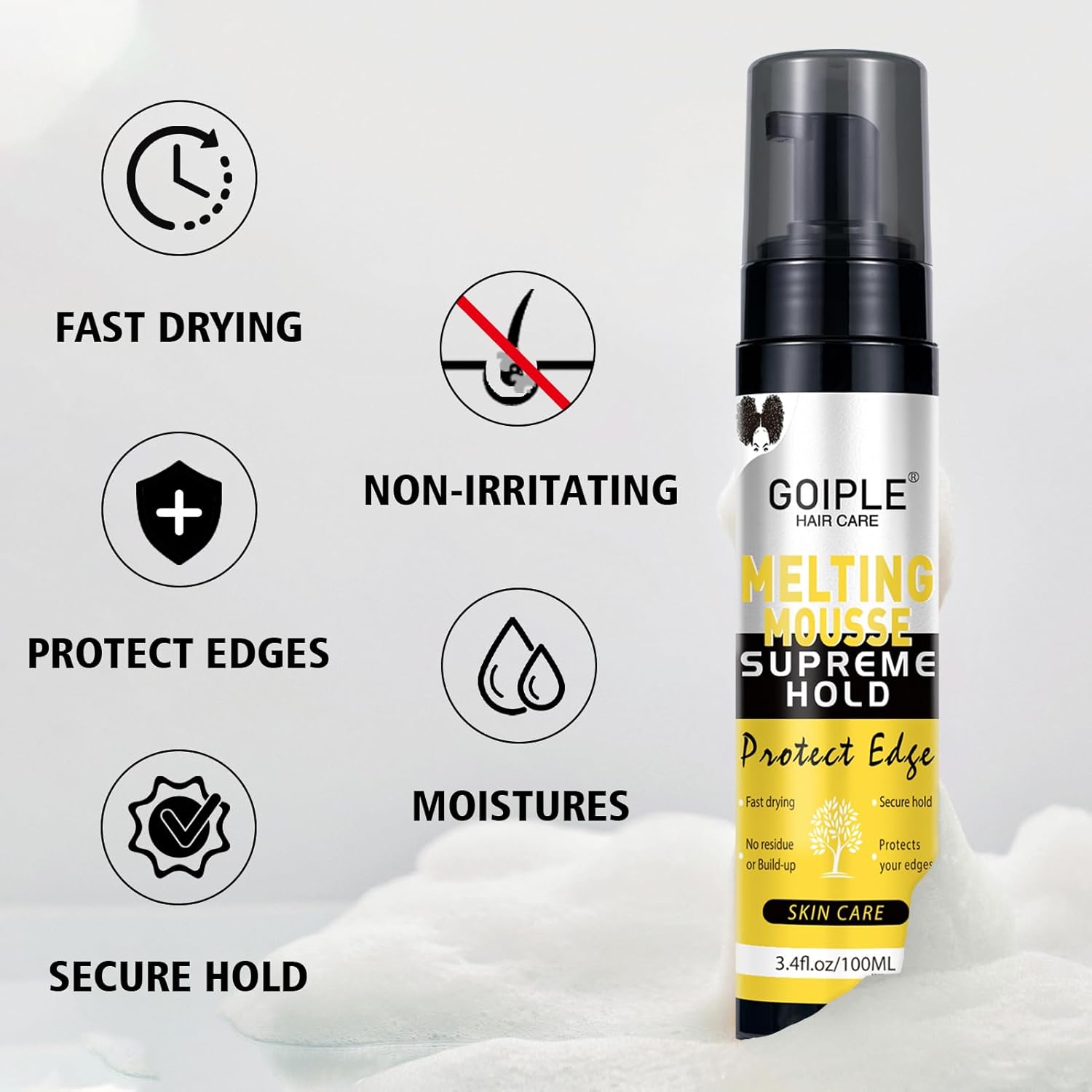 Spray de fusion de dentelle - adhésif sans colle - maintien durable - installation facile