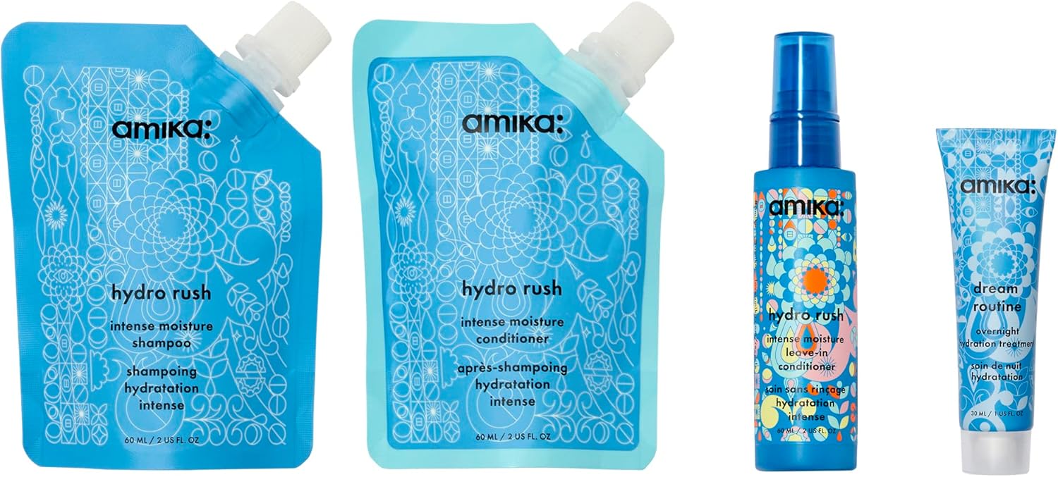 Amika - Hydro Dream routine hydratation - lot de 4 soins essentiels