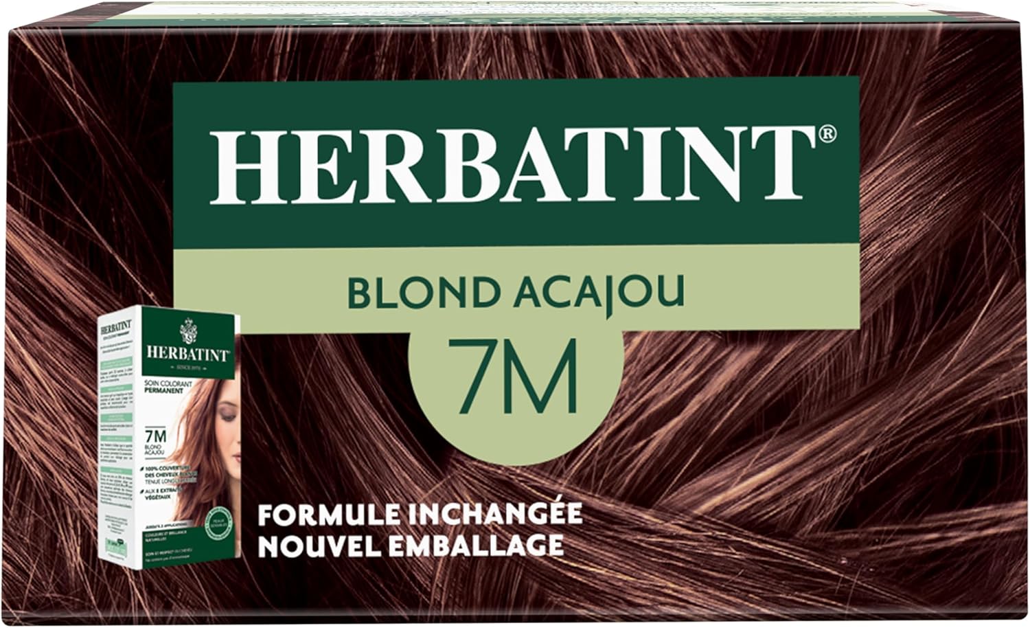 Herbatint - coloration 7M - 170ml - sans ammoniaque, 100% couvrance