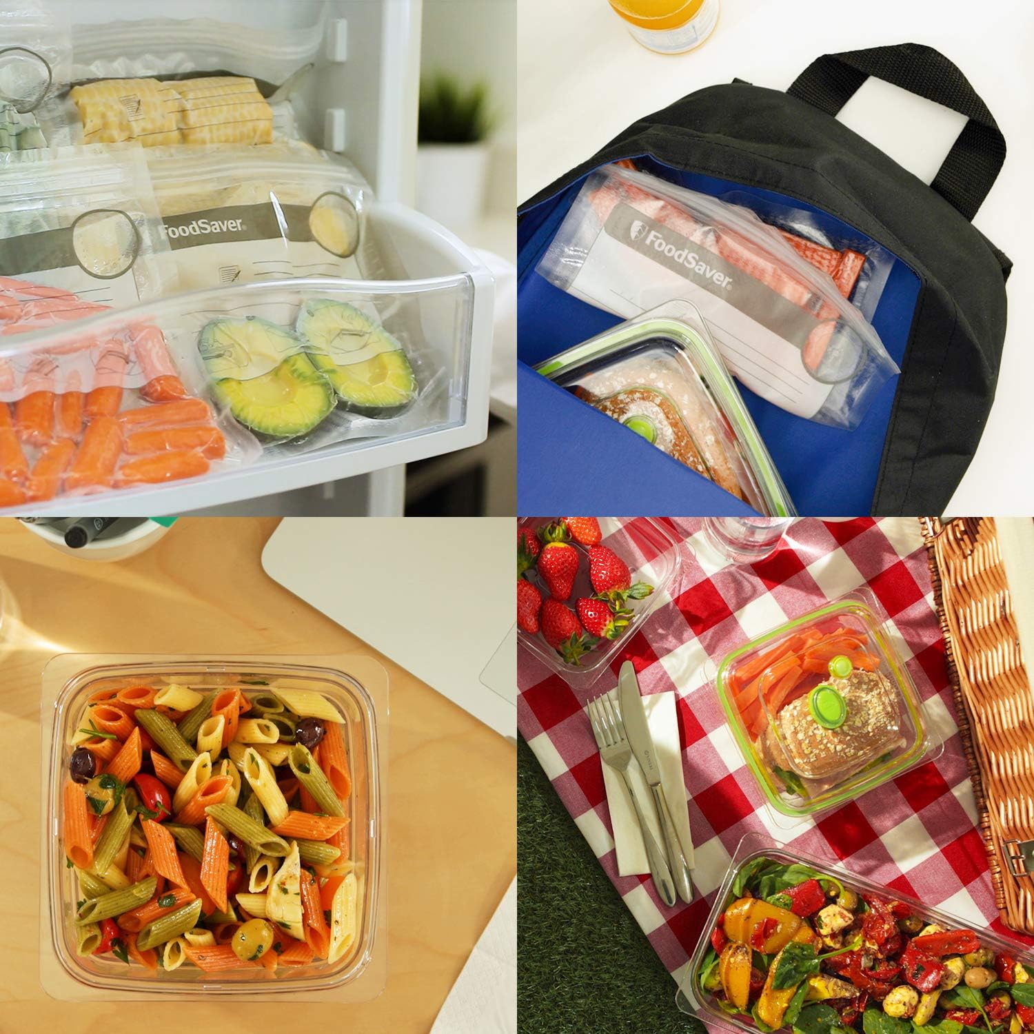 FoodSaver - machine sous vide série FFS - compacte, rangement rouleau intégré, marinage, sacs inclus - FFS017X