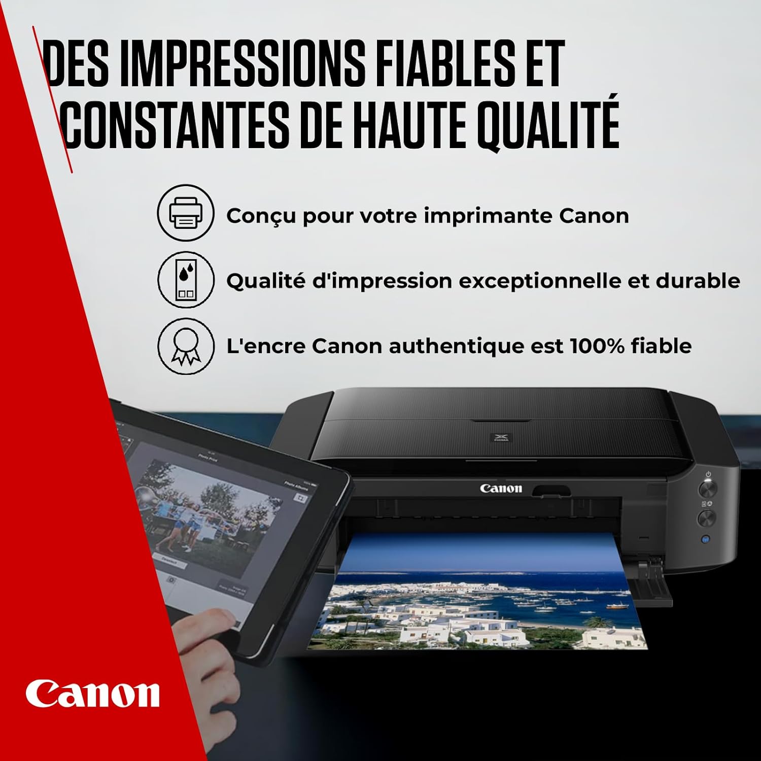 Canon - Pack encre & papier photo - 4x6 pouces - 2 cartouches, 50 feuilles - PG-540/CL-541