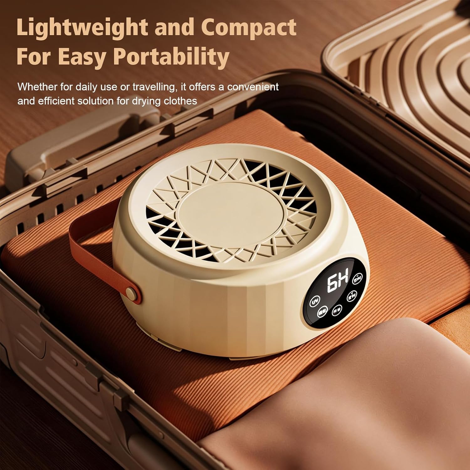 Sèche-linge électrique portable - pliable - compact - UV, minuterie, arrêt auto