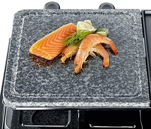 Severin - raclette pierre naturelle, plaque crêpes, thermostat, 1400W, RG 2344