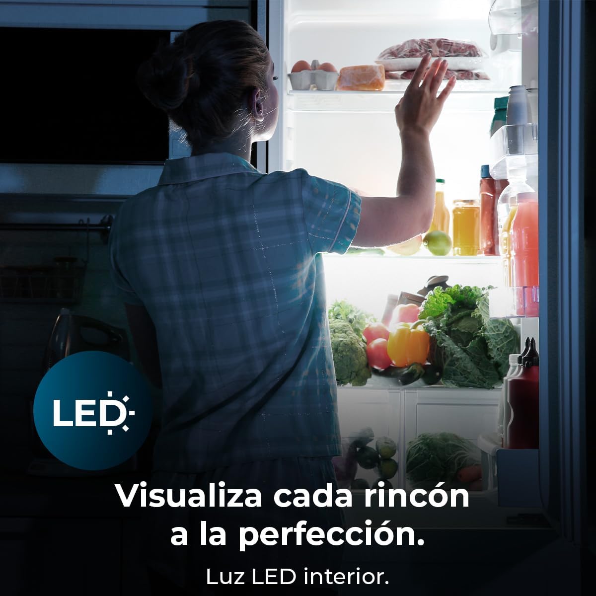 Cecotec - Bolero CoolMarket Combi 250 - 250L - No Frost, Inverter, porte réversible, alarme de porte