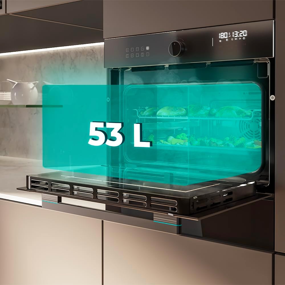 Cecotec - Bolero Hexa, 53 L, Airfryer, 11 fonctions, 2900W, AF314500