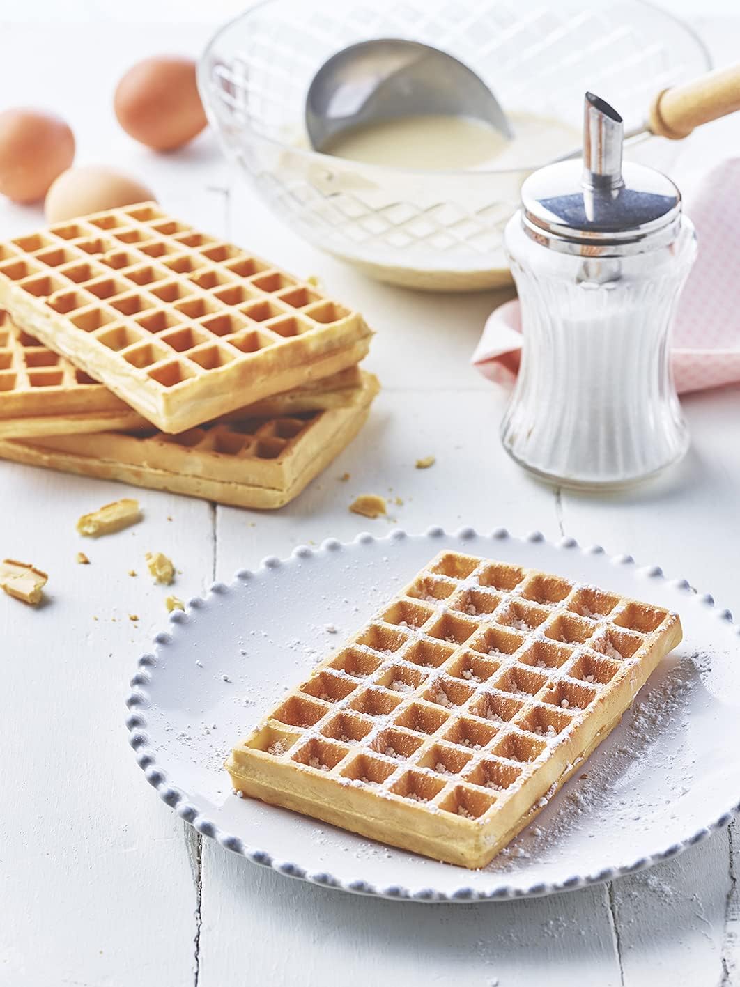 LAGRANGE - Super2 Traditionnel - gaufrier réversible, plaques amovibles, 1000W - 039121