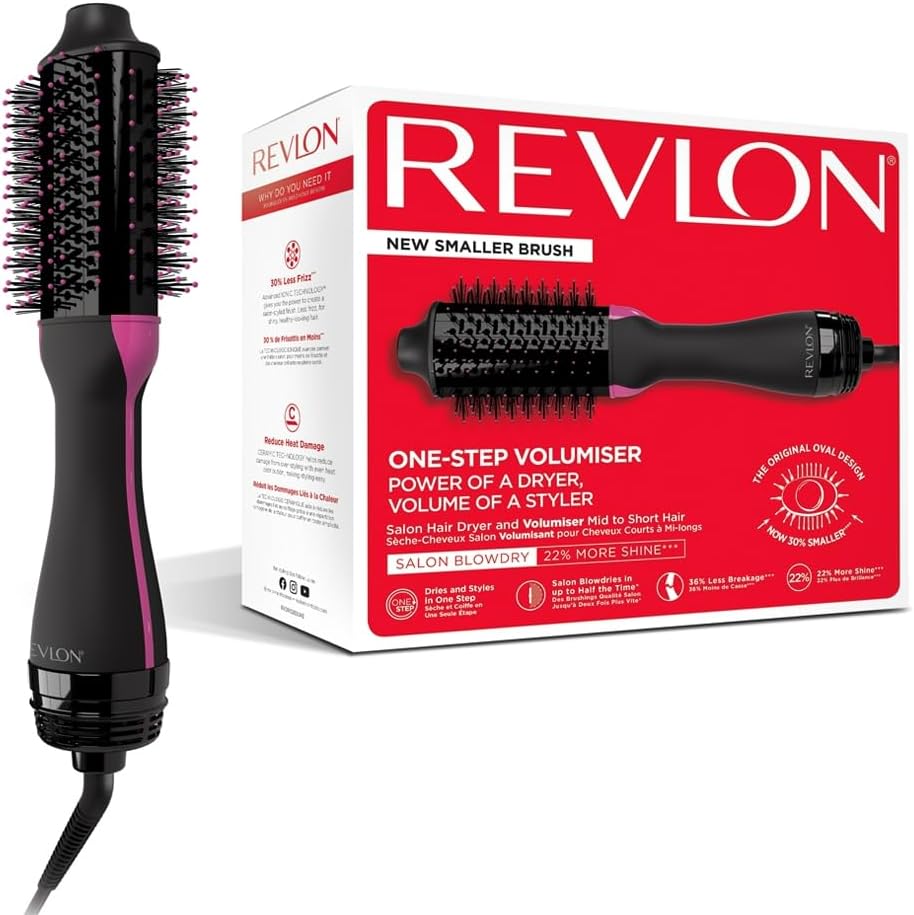 Revlon - Salon One-Step sèche-cheveux volume, cheveux courts/mi-longs, RVDR5282UKE