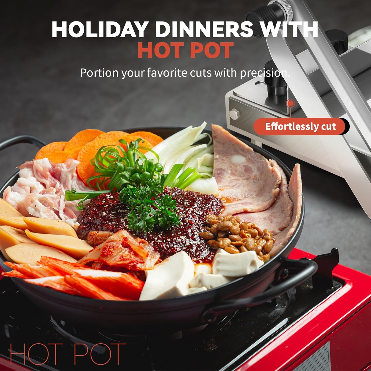 BAOSHISHAN – trancheuse manuelle à viande, coupe fine 24 cm, pour bœuf congelé, herbes et ginseng.