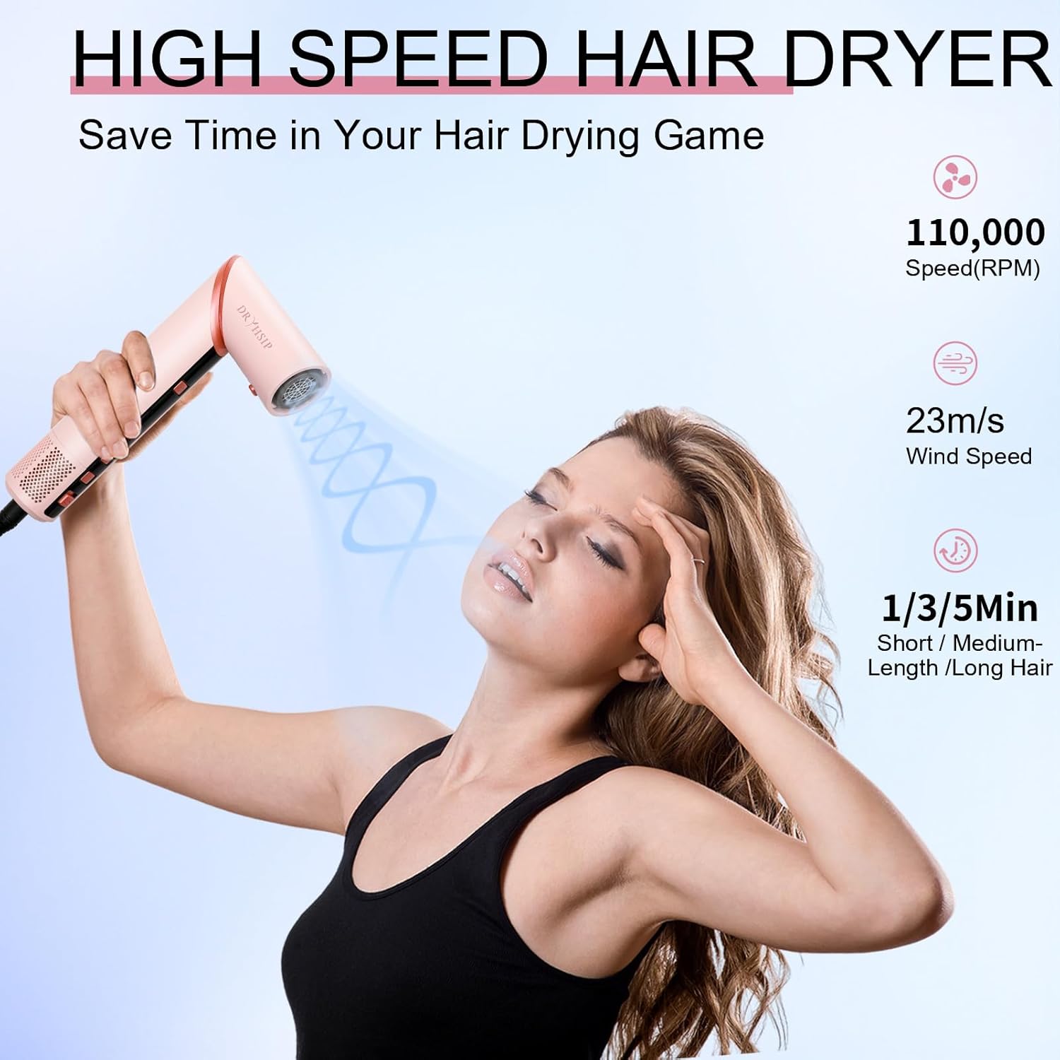 Coiffeur 9 en 1 - affichage numérique - léger - ionique - 3 chaleurs