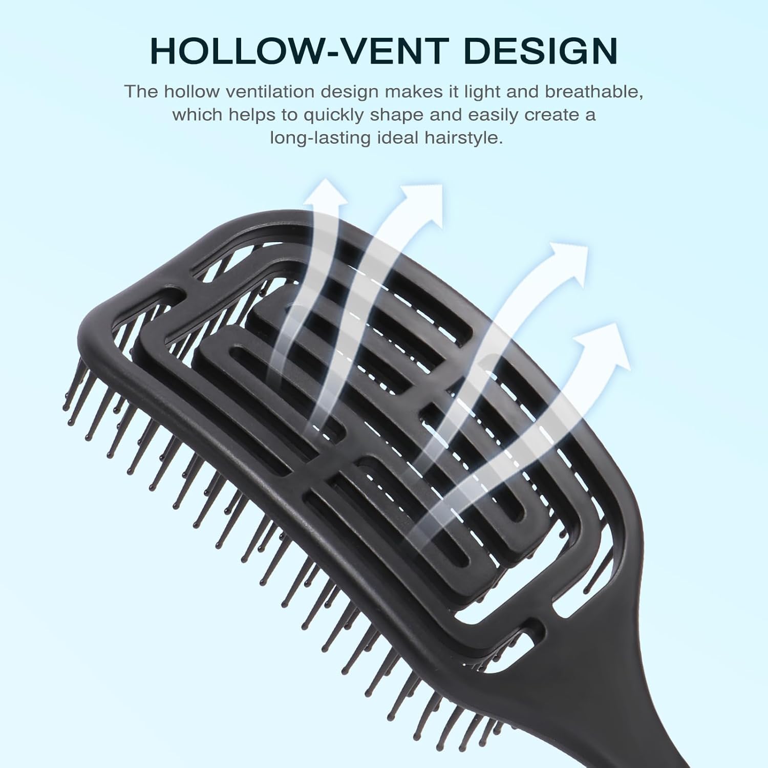 Brencco - Brosse démêlante magique, anti-casse, tout type de cheveux