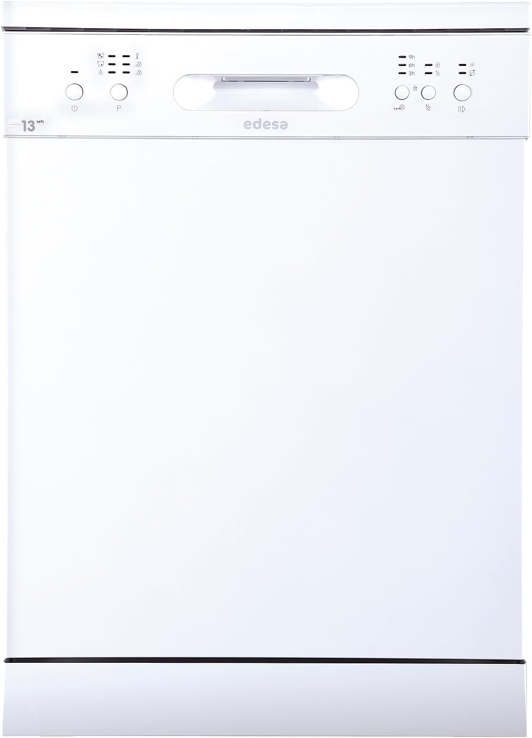 Edesa - lave-vaisselle série EDW - 60 cm - 6 programmes, blanc, classe E, EDW-6130 WH