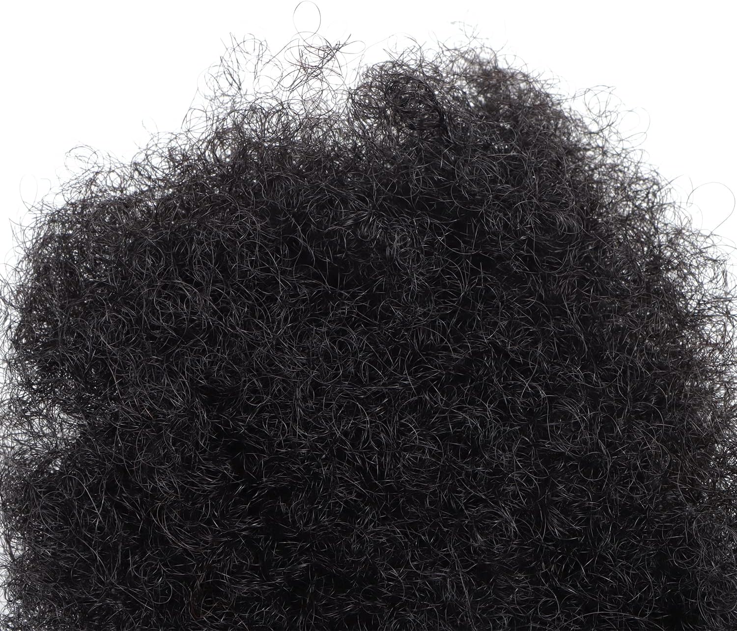 Extension cheveux naturels afro kinky - 8 pouces, 2 paquets, noir naturel