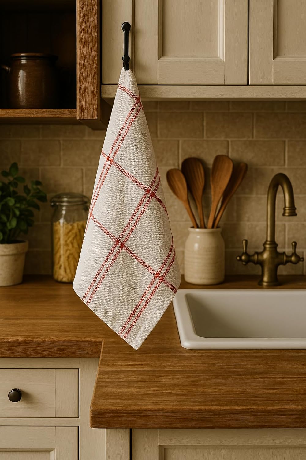 Home Linge Passion - série multicolore - 50x70 cm - 100% coton, lot de 6