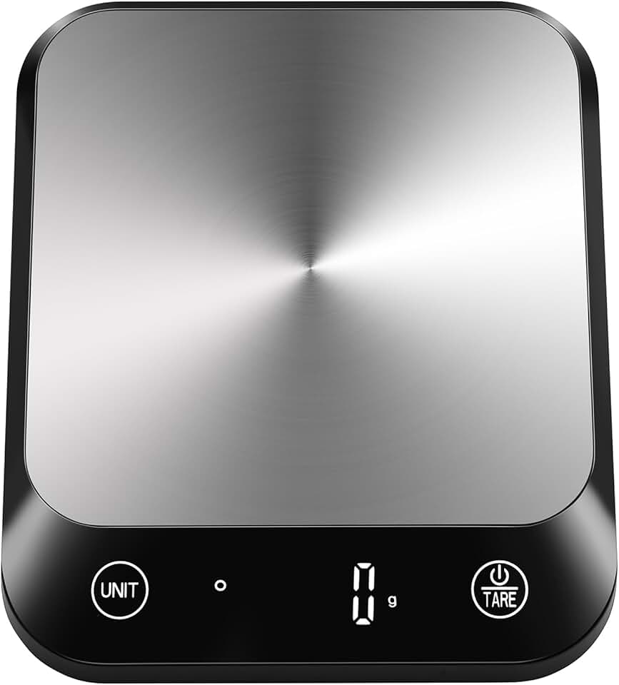 Vitafit - Balance numérique 10kg - inox - tare, 6 unités, pro
