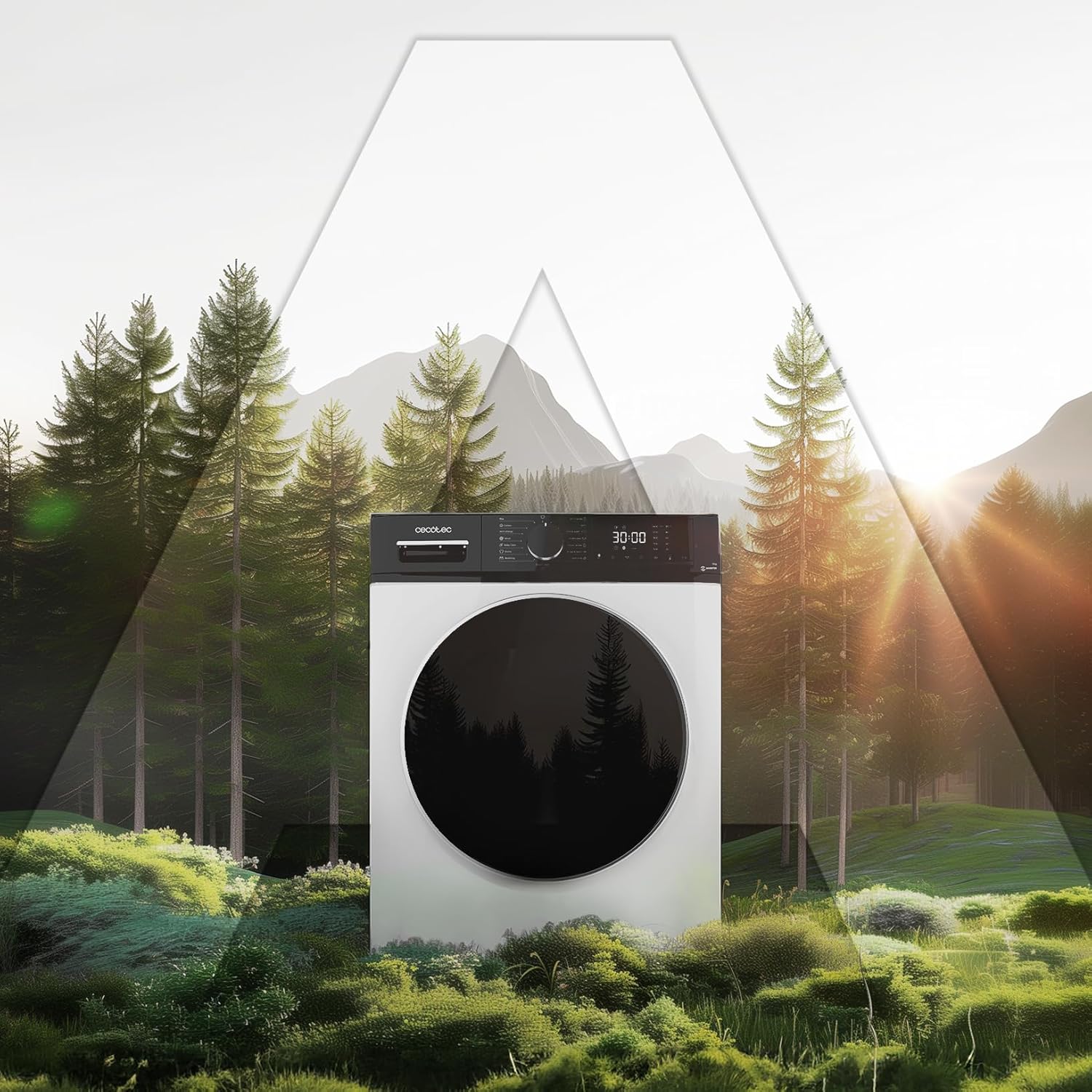 Cecotec - Bolero DressCode 10610 - 10kg, frontal, 1400rpm, vapeur, 15 programmes, Inverter 10610