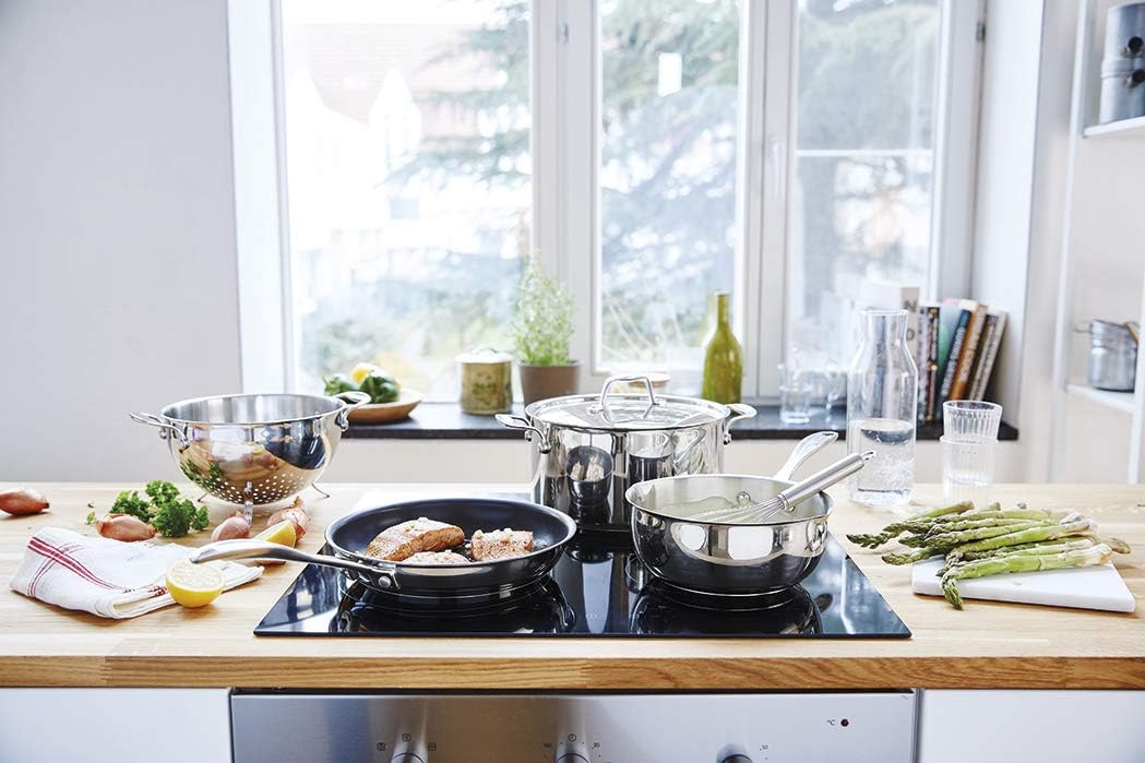 Beka - Poêle à frire Chef acier inoxydable 26 cm, blanc, 12068374