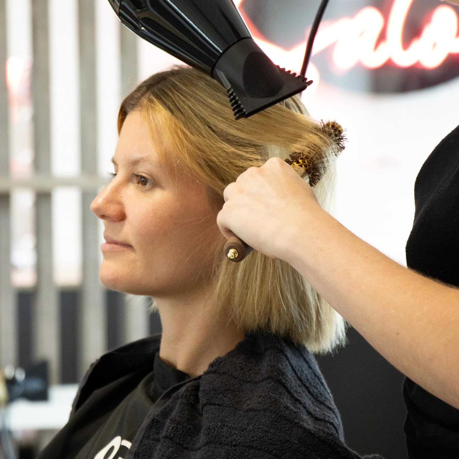 Olivia Garden - Expert Blowout Shine - ronde céramique antistatique pour brushing sans frisottis