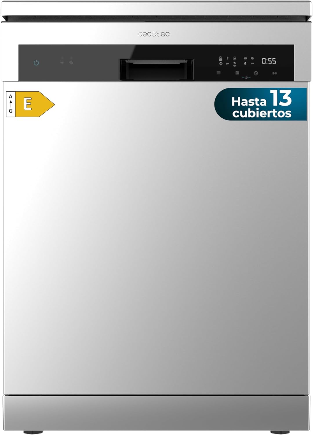 Cecotec - Bolero Aguazero 6100 - 60 cm - 13 couverts, 6 programmes, inox, faible consommation 6100