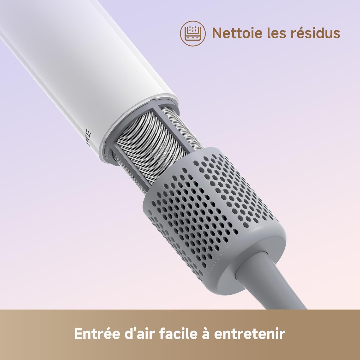 Dreame - Mini Sèche-Cheveux - 270g - Moteur 100000 tr/min, ions, 5 modes