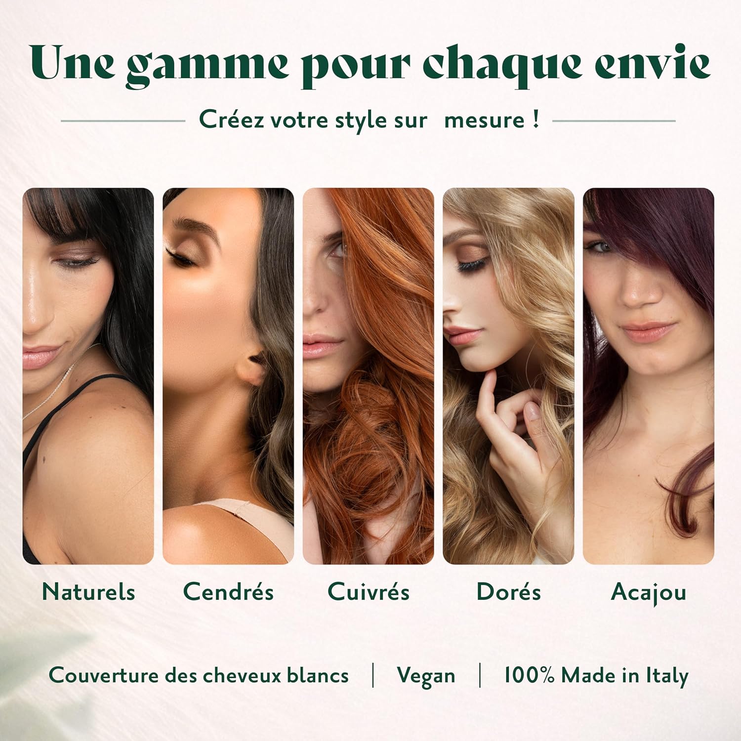 Herbatint - soin colorant permanent - 170 ml - sans ammoniaque, couvre cheveux blancs, extraits végétaux bio, testé peau